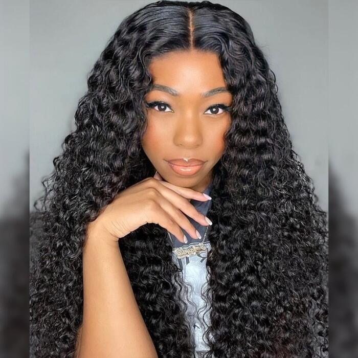 Pre Cut Lace | Glueless 6x5 HD Lace Wig Water Wave Human Hair Wear And Go Wig