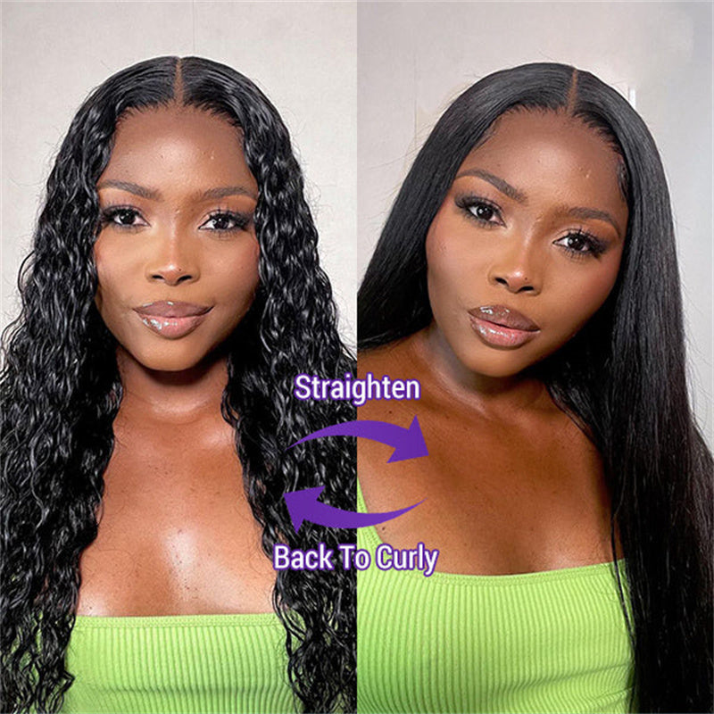 Rose Hair Magical Wet And Wavy 5x5 HD Lace Closure Long Wig