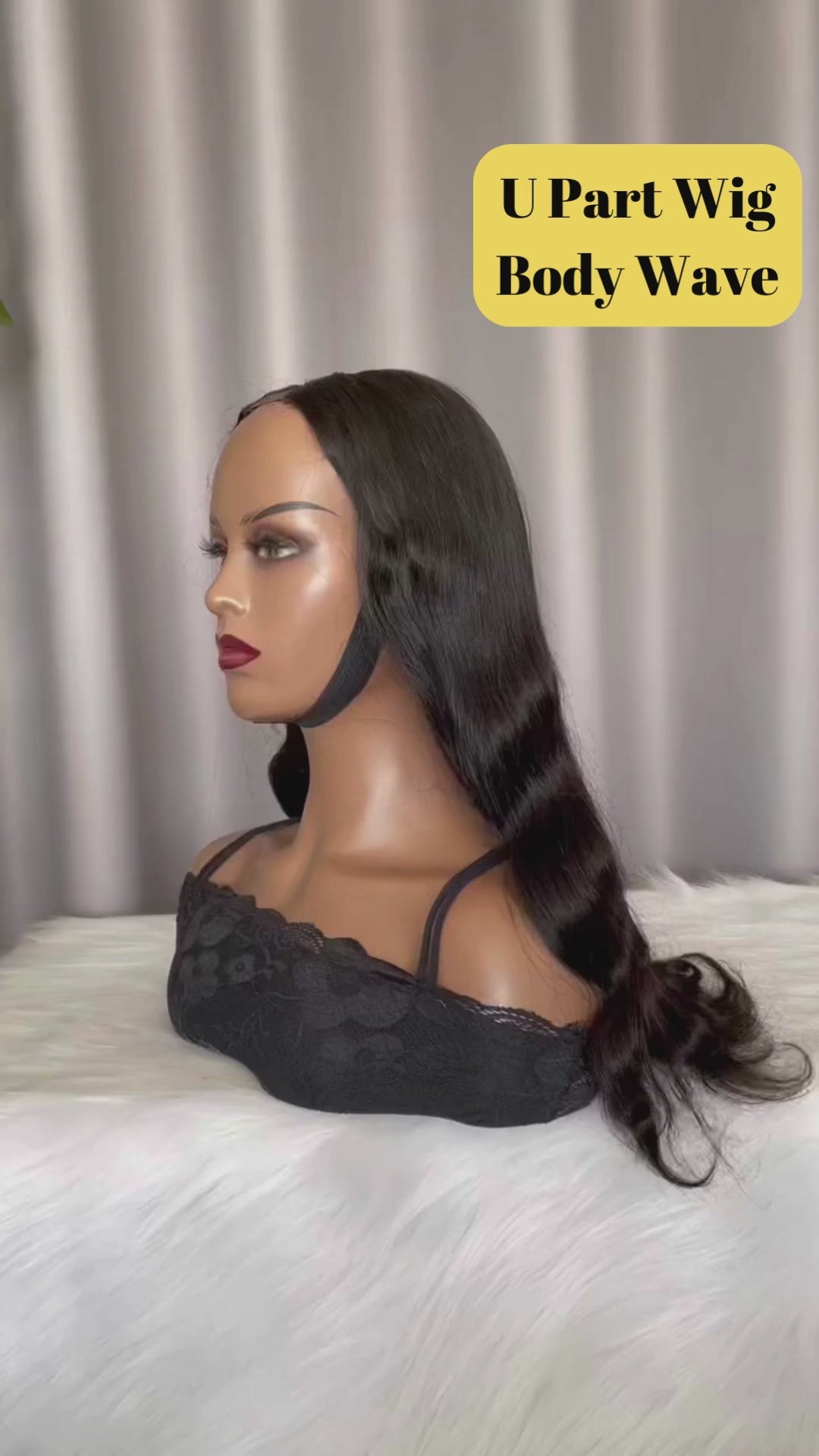 Rose Hair Body Wave U Part Wig Human Hair Wig