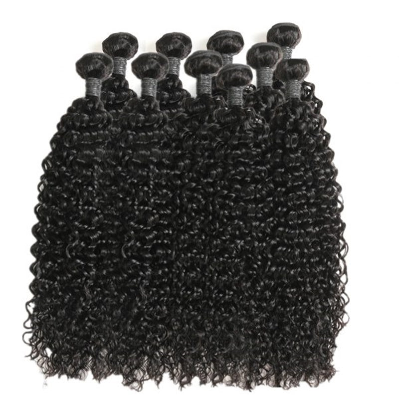 Rose Hair 10A Grade 10Pcs Human Hair Bundle Wholesale Package Deal Same Length