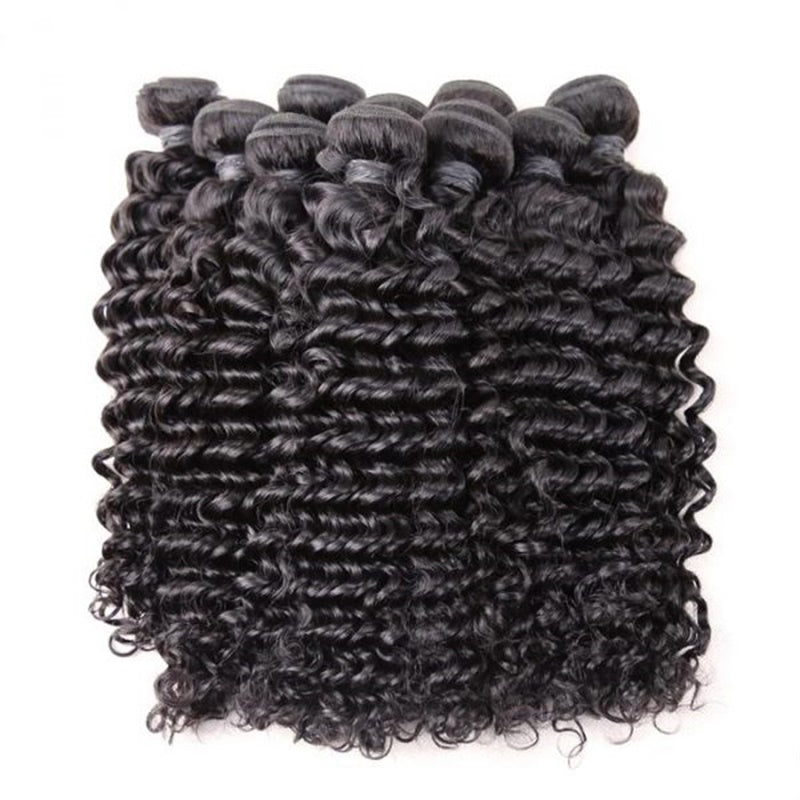 Rose Hair 15A Grade 10Pcs Human Hair Bundle Wholesale Package Deal Same Length