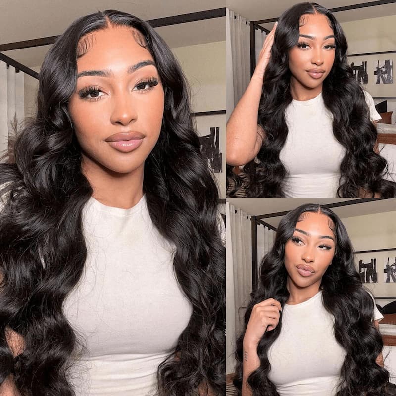 Pre Cut Lace | Glueless 6X5 HD Lace Wig Body Wave Human Hair Wear And Go Wig