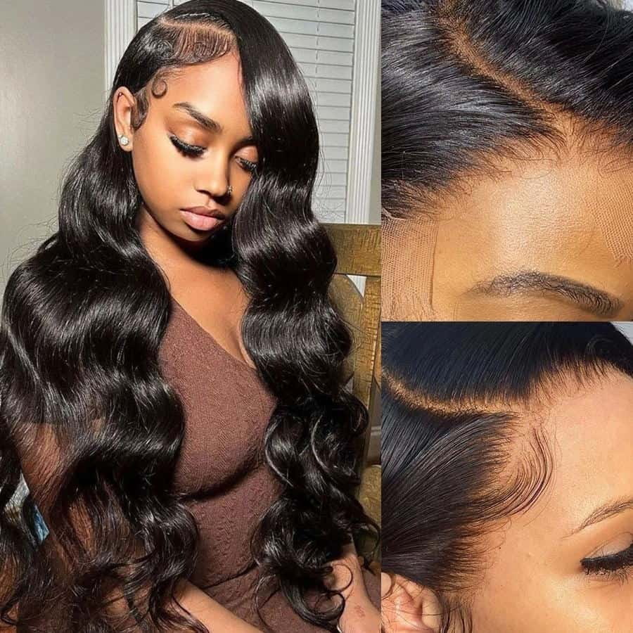 Pre Cut Lace | Glueless 6X5 HD Lace Wig Body Wave Human Hair Wear And Go Wig