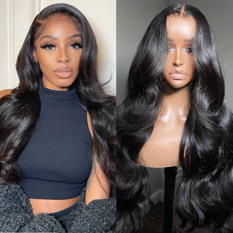 Pre Cut Lace | Glueless 6X5 HD Lace Wig Body Wave Human Hair Wear And Go Wig