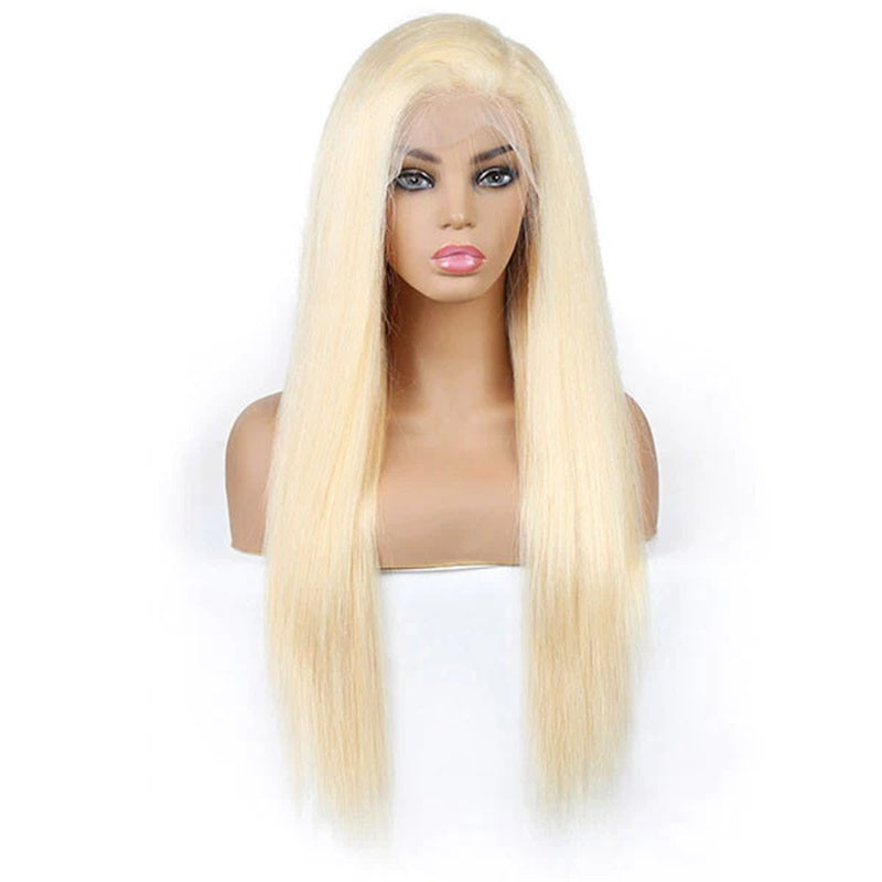 Rose Hair Blonde 613 Color Straight Hair 13x6 Lace Front Wig Human Hair Wig