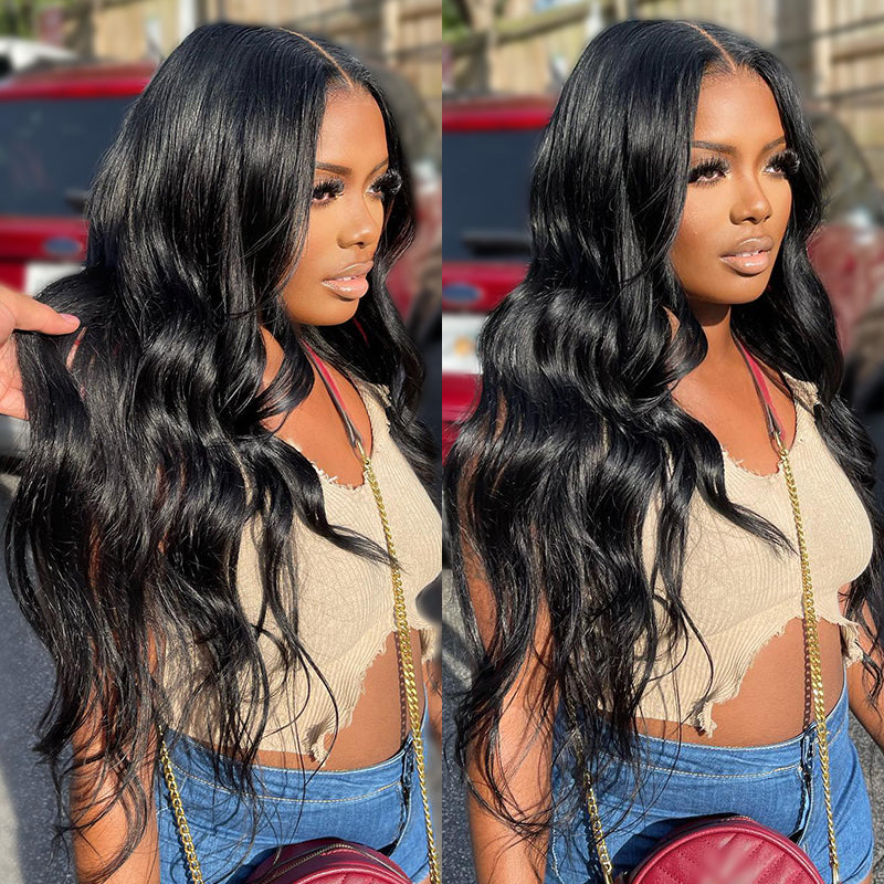 Rose Hair Water Wave 4x4 Lace Closure Wig Human Hair Wig