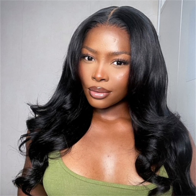 Rose Hair Jerry Curly 5x5 Lace Closure Wig Human Virgin Hair Wig