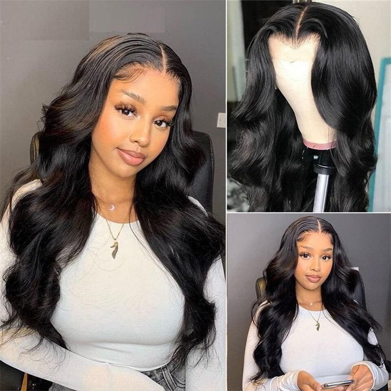 Rose Hair Jerry Curly 5x5 Lace Closure Wig Human Virgin Hair Wig