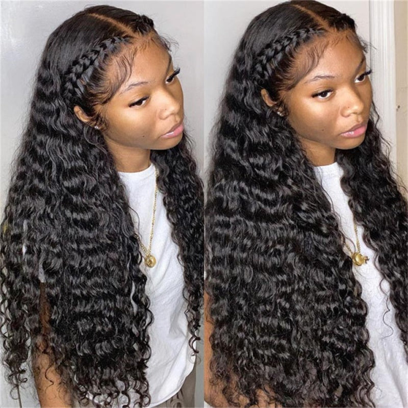 Rose Hair Deep Wave 13x4 Lace Front Wig Human Hair Wig