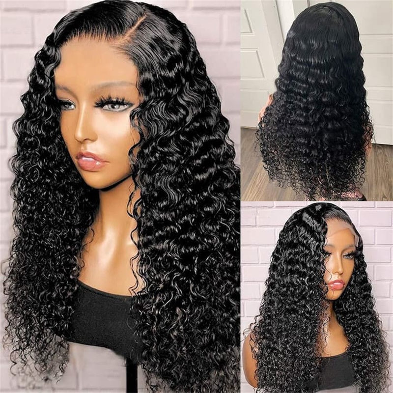 Rose Hair Deep Wave 13x4 Lace Front Wig Human Hair Wig