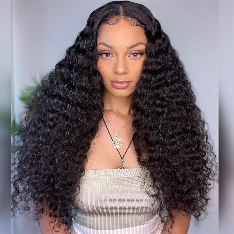 Rose Hair Deep Wave 13x6 HD Lace Wig Human Hair Wig