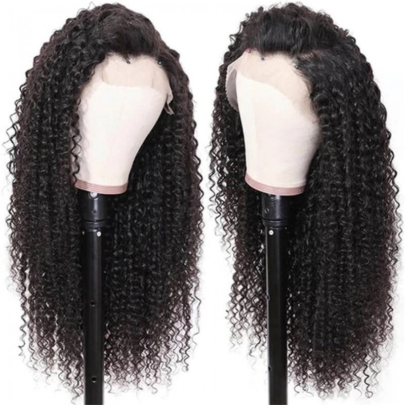 Rose Hair Jerry Curly 13x4 HD Lace Wig Human Hair Wig