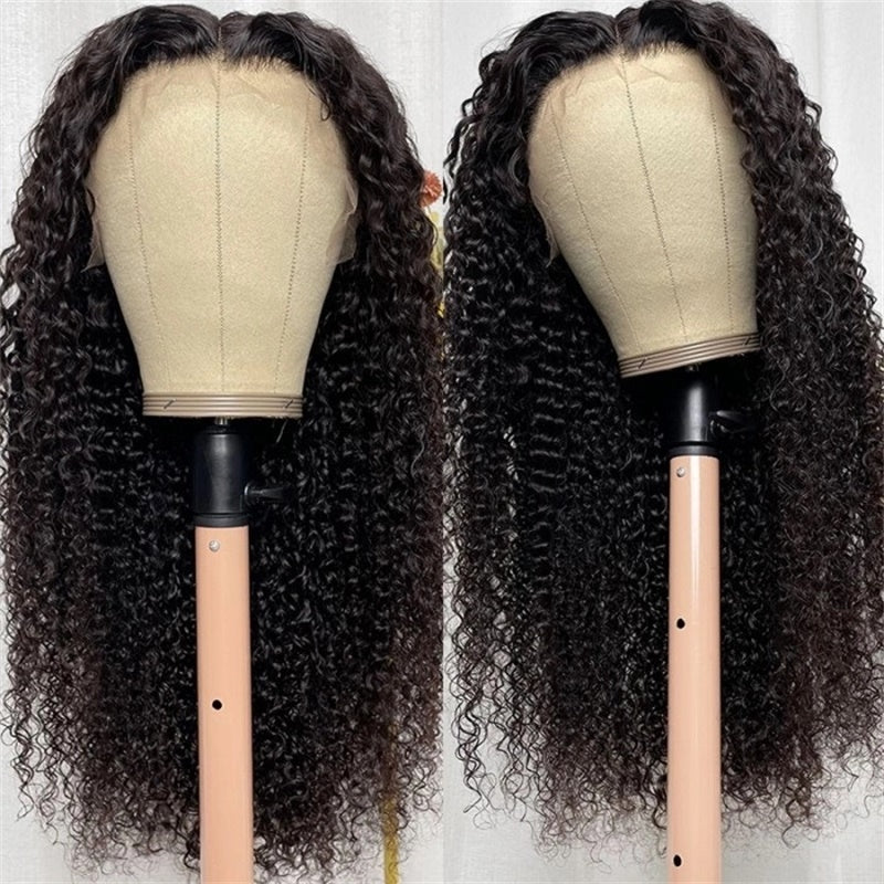 Rose Hair Jerry Curly 13x4 HD Lace Wig Human Hair Wig