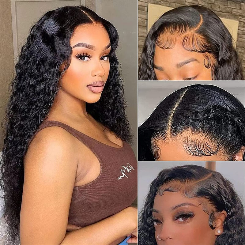 Rose Hair Jerry Curly 13x6 HD Lace Wig Human Hair Wig