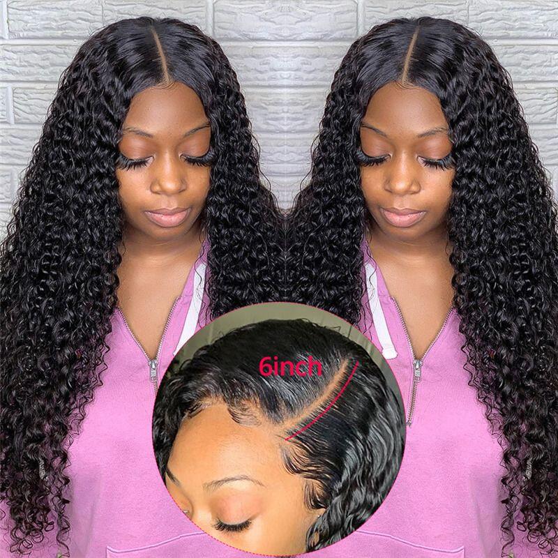 Rose Hair Jerry Curly 13x6 Lace Front Wig Human Hair Wig