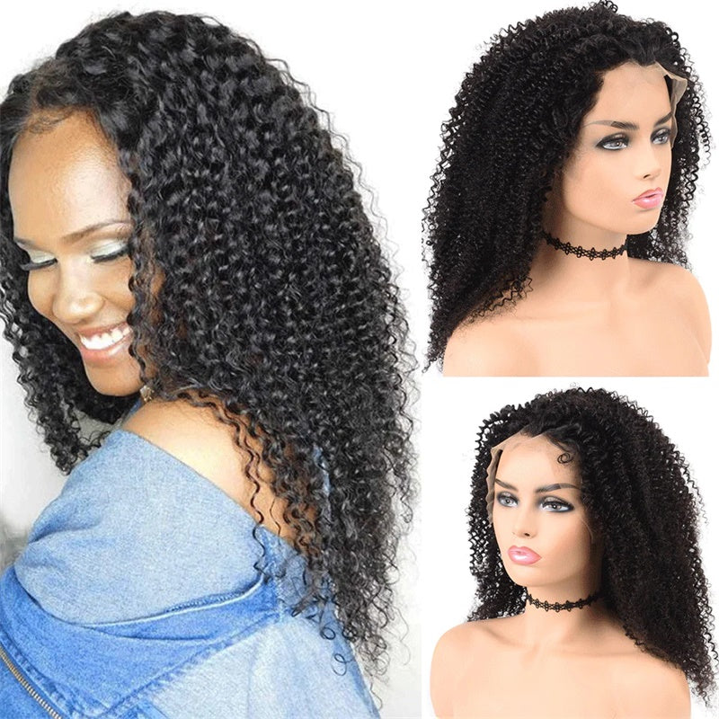 Rose Hair Kinky Curly 13x6 HD Lace Wig Human Hair Wig