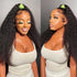 Rose Hair Kinky Curly 360 Lace Wig Human Hair Wig