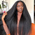 Rose Hair Kinky Straight 13x6 HD Lace Wig Human Hair Wig