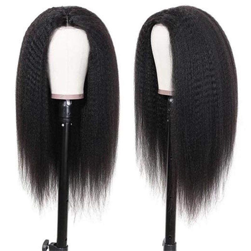 Rose Hair Kinky Straight 360 Lace Wig Human Hair Wig