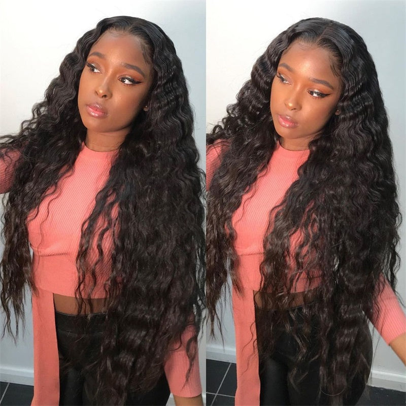 Rose Hair Loose Deep Wave 13x4 Lace Front Wig Human Hair Wig