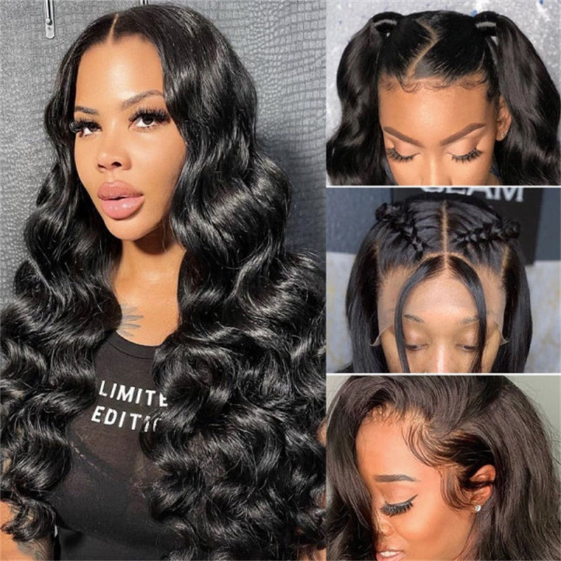 Rose Hair Loose Deep Wave 13x6 HD Lace Wig Human Hair Wig