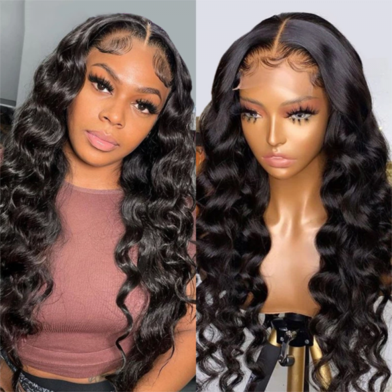 Rose Hair Loose Deep Wave 13x6 HD Lace Wig Human Hair Wig