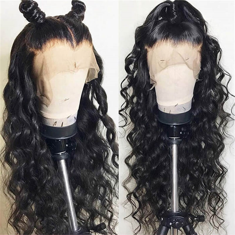 Rose Hair Loose Deep Wave 360 Lace Wig Human Hair Wig