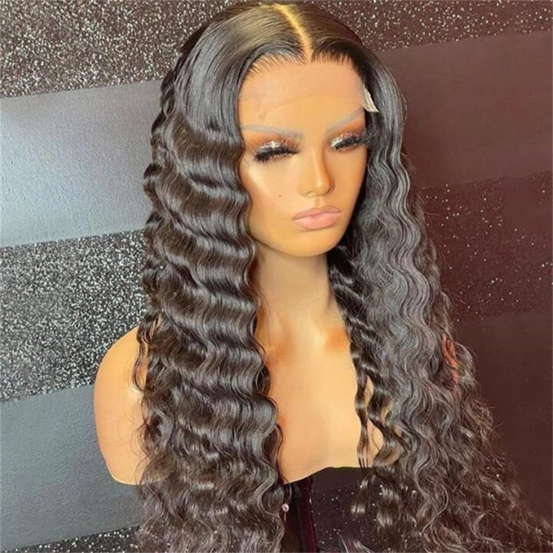 Rose Hair Loose Deep Wave 5x5 Lace Closure Wig Human Hair Wig