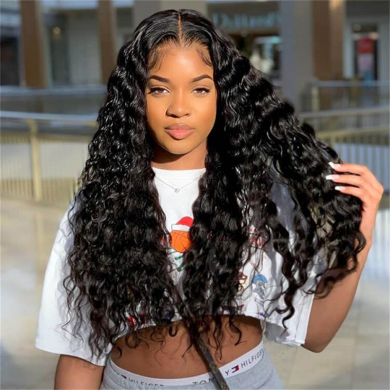 Rose Hair Loose Deep Wave 5x5 Lace Closure Wig Human Hair Wig