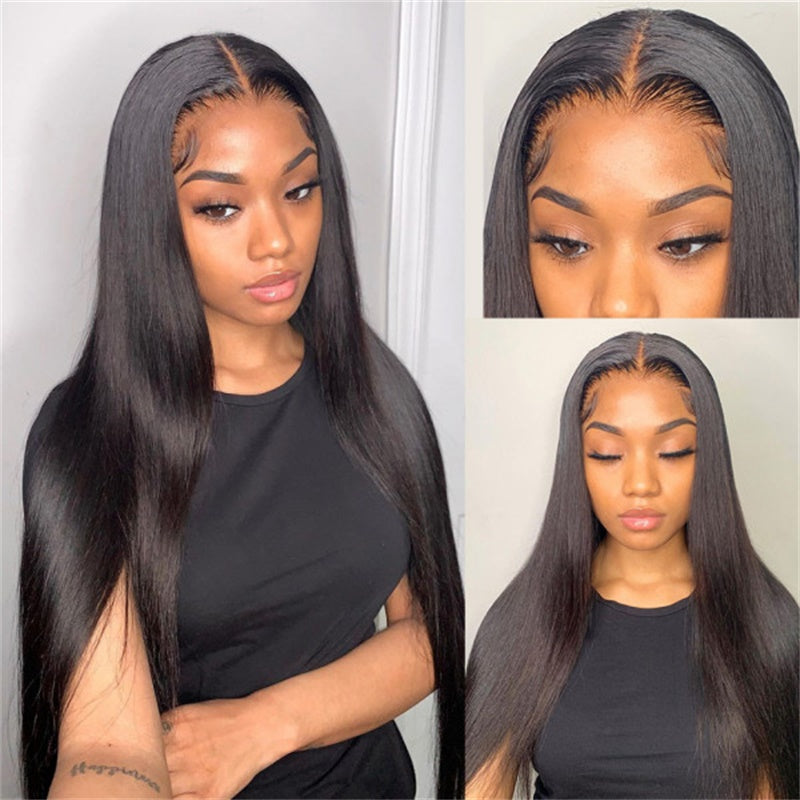 Rose Hair Straight Hair 13x4 HD Lace Wig Human Hair Wig