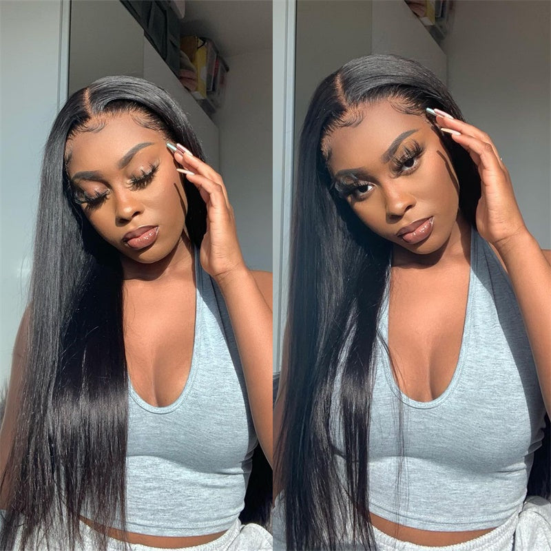 Rose Hair Straight Hair 13x6 Lace Front Wig Human Hair Wig