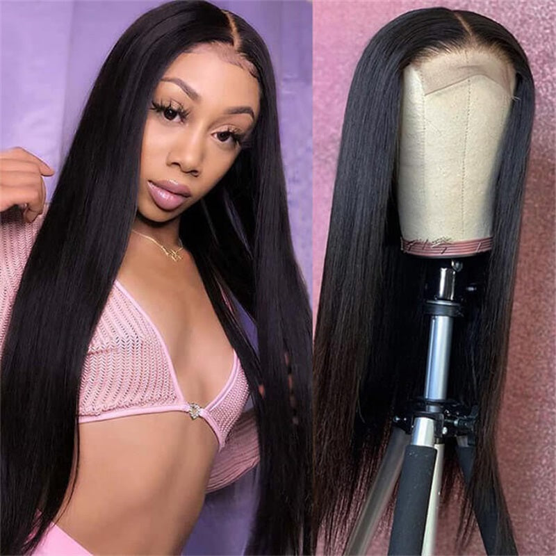 Rose Hair Straight Hair 5x5 Lace Closure Wig Human Hair Wig