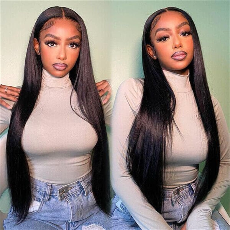 Rose Hair Straight Hair 5x5 Lace Closure Wig Human Hair Wig