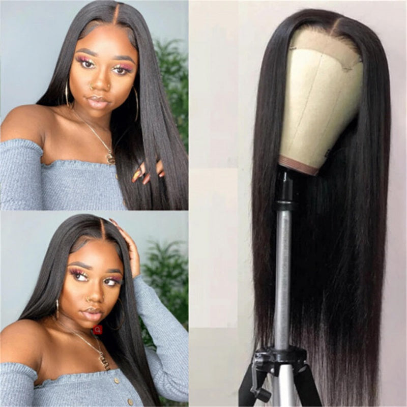 Rose Hair Straight Hair 5x5 Lace Closure Wig Human Hair Wig