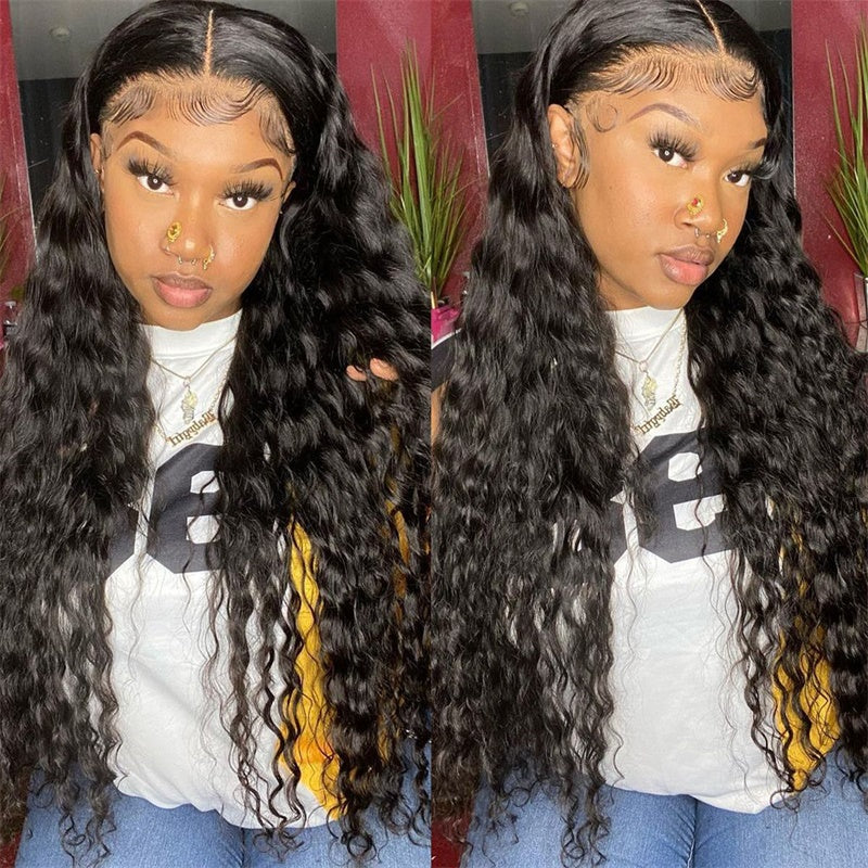 Rose Hair Loose Deep Wave 13x4 HD Lace Wig Human Hair Wig