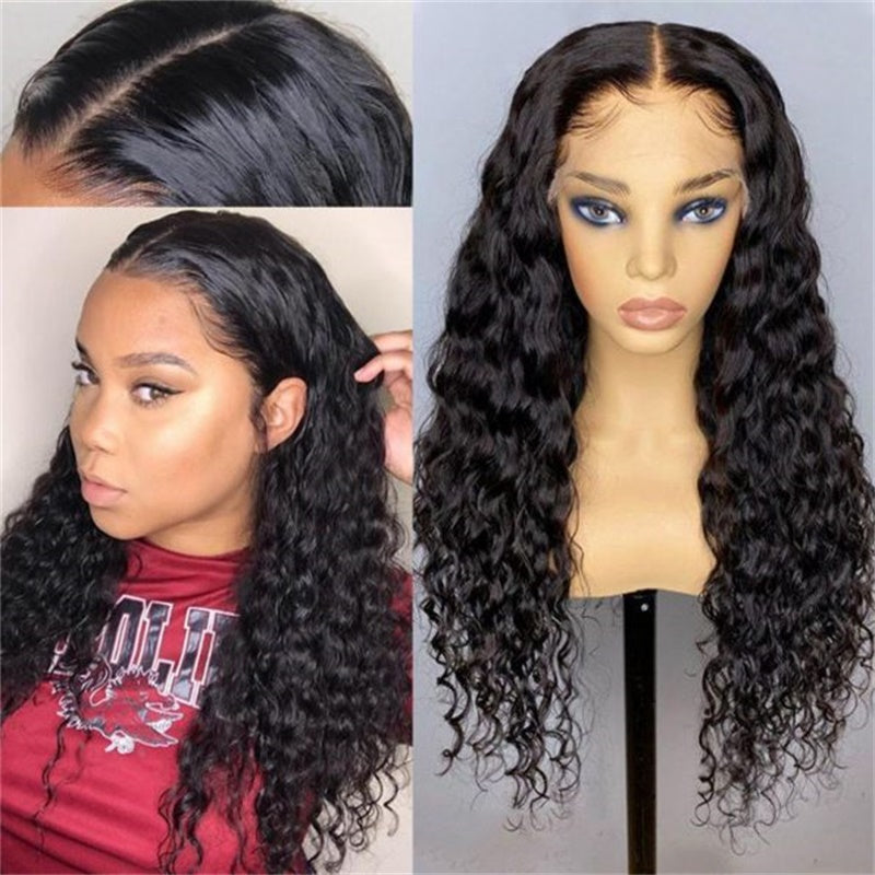 Rose Hair Water Wave 13x6 HD Lace Wig Human Hair Wig