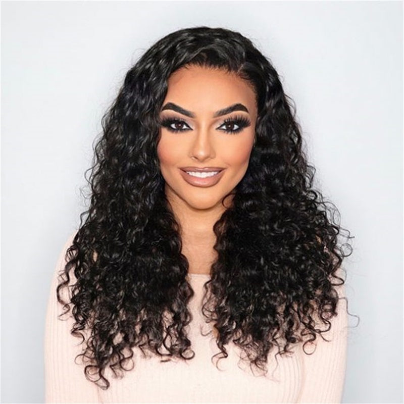 Rose Hair Water Wave 5x5 Lace Closure Wig Human Hair Wig