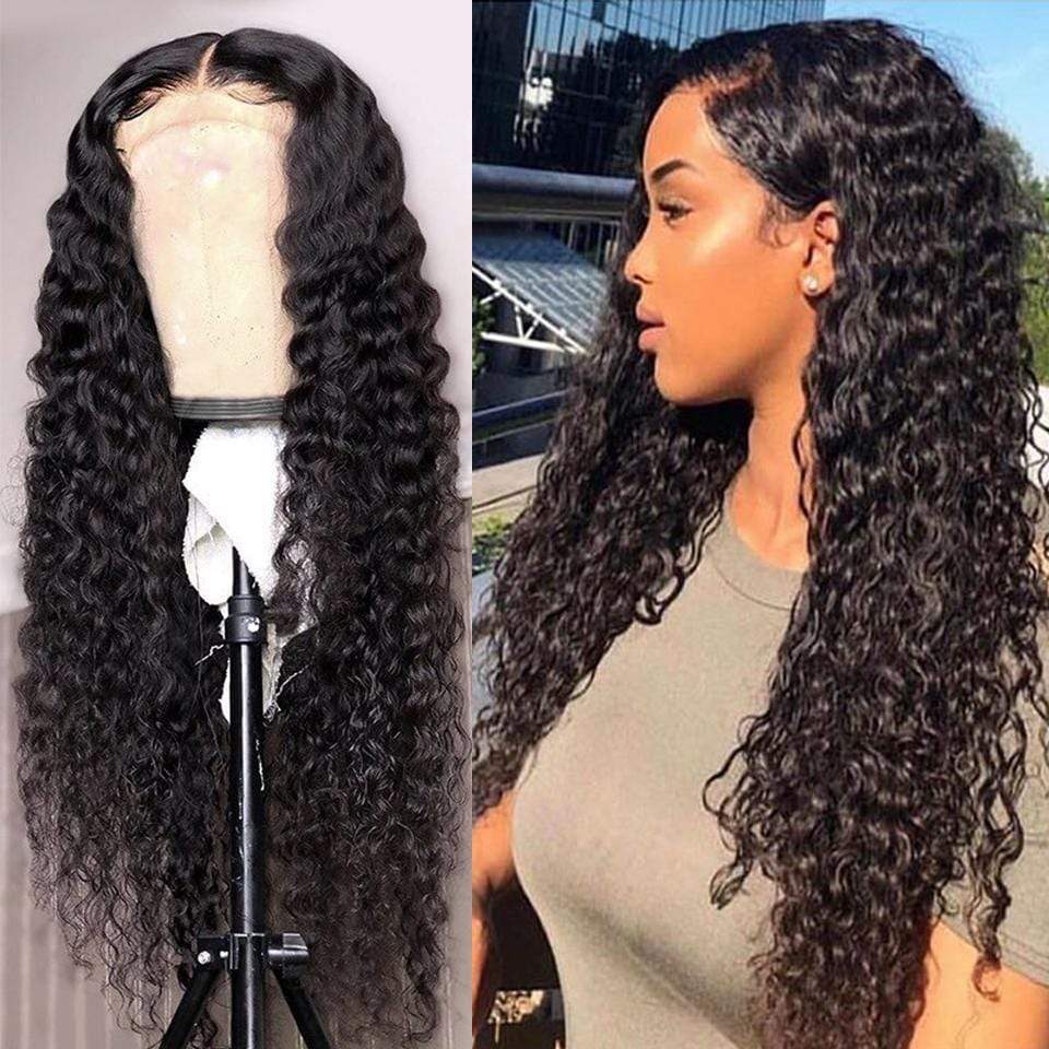 Rose Hair Water Wave/Kinky Curly/Yaki 13x4 HD Swiss Invisible Transparent Lace Frontal Wig