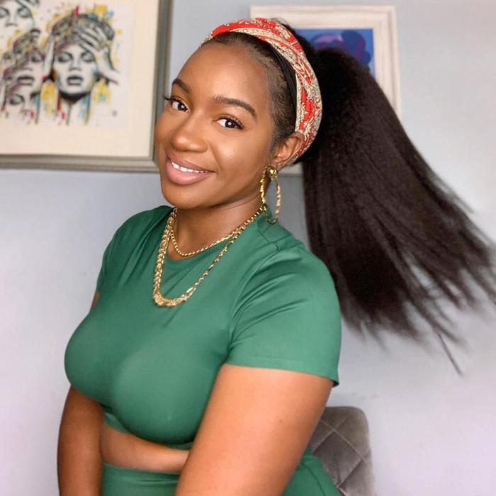Rose Hair Affordable&Beginner Friendly Voluminous Kinky Straight Headband Wig - Rose Hair