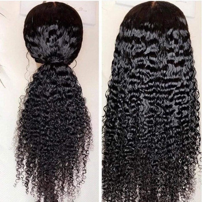 Rose Hair Water Wave/Kinky Curly/Yaki 13x4 HD Swiss Invisible Transparent Lace Frontal Wig