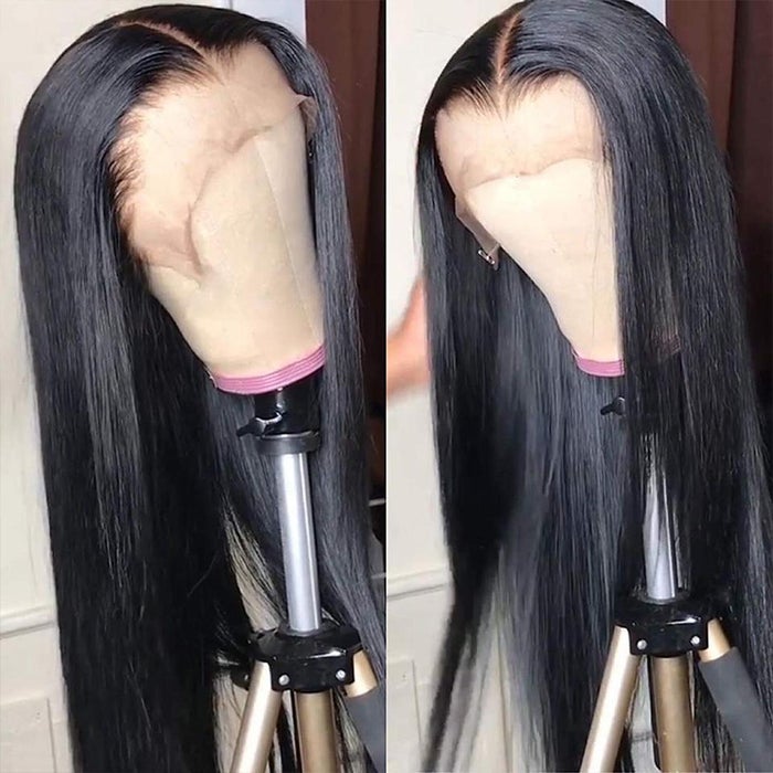 Rose Hair 13x4 Lace Frontal Wig Pre Plucked With Baby Hair 100% Brazilian Human Virgin Hair