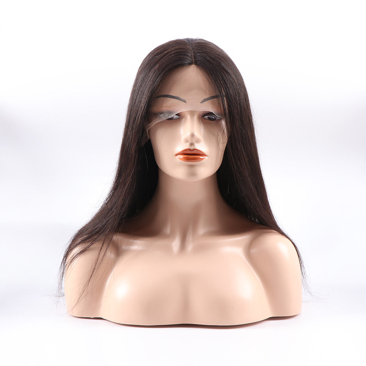 RoseHair Super Fashion Lace Closure Machine Made Wig Real Human Brazilian Virgin Hair Wig - Rose Hair