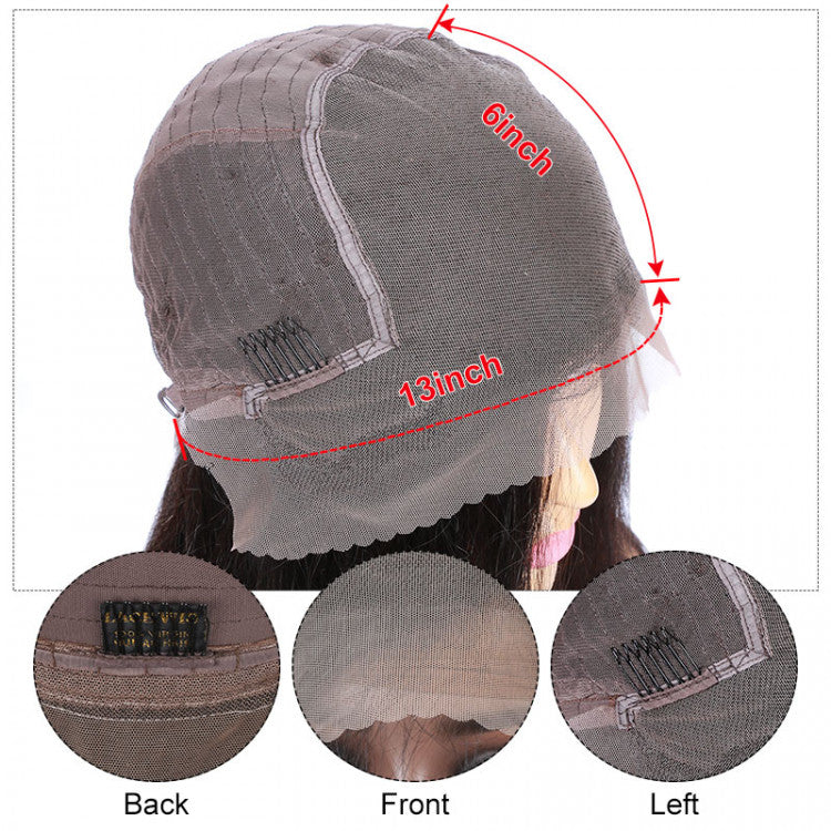 Melting!! Rose Hair 13x6 Swiss HD Lace Frontal Wigs 100% Human Hair Invisible All Texture