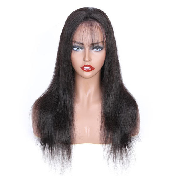 RoseHair Pre Plucked Swiss 360 Lace Straight Wig Best Brazilian Human Virgin Hair - Rose Hair