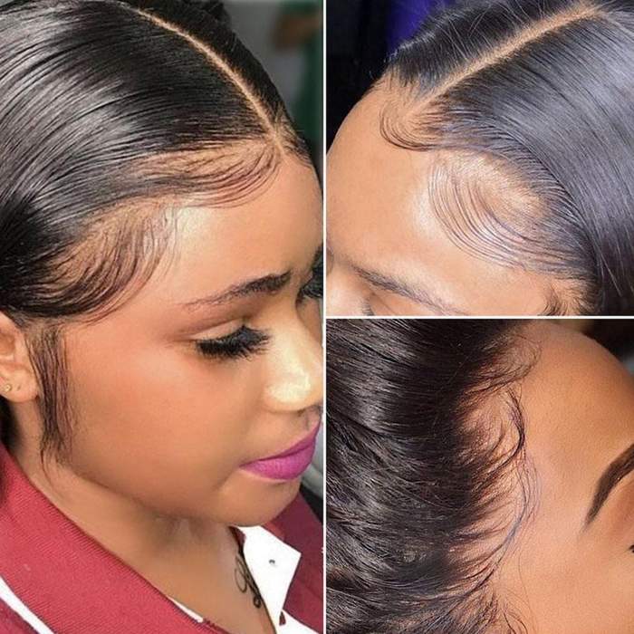 Melting! Rose Hair 13x6 Swiss HD Lace Frontal Wigs Deep Wave Invisible 100% Human Hair