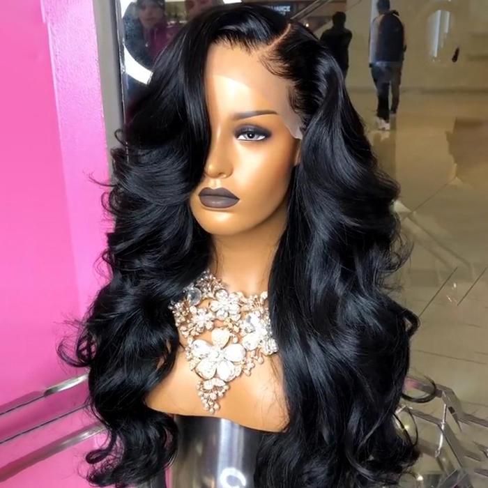 Kim Kardashian Style Super Loose Wave Lace Frontal Wig Glueless 13x4 Frontal Lace Wig - LIMITED