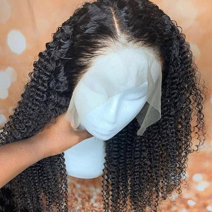 Rose Hair Water Wave/Kinky Curly/Yaki 13x4 HD Swiss Invisible Transparent Lace Frontal Wig
