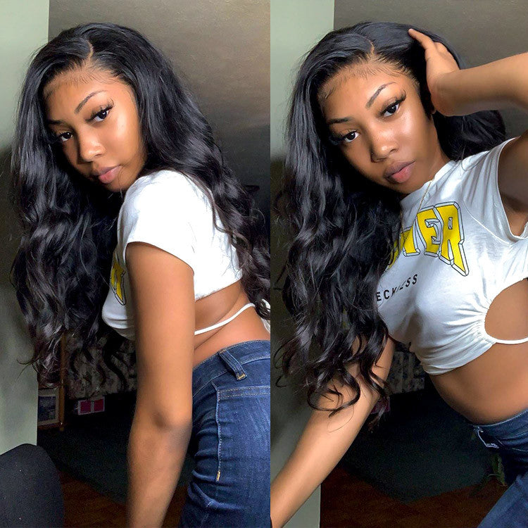 Affordable Body Wave 13x4 HD Lace Front Wig 150%-200% Density High Quality