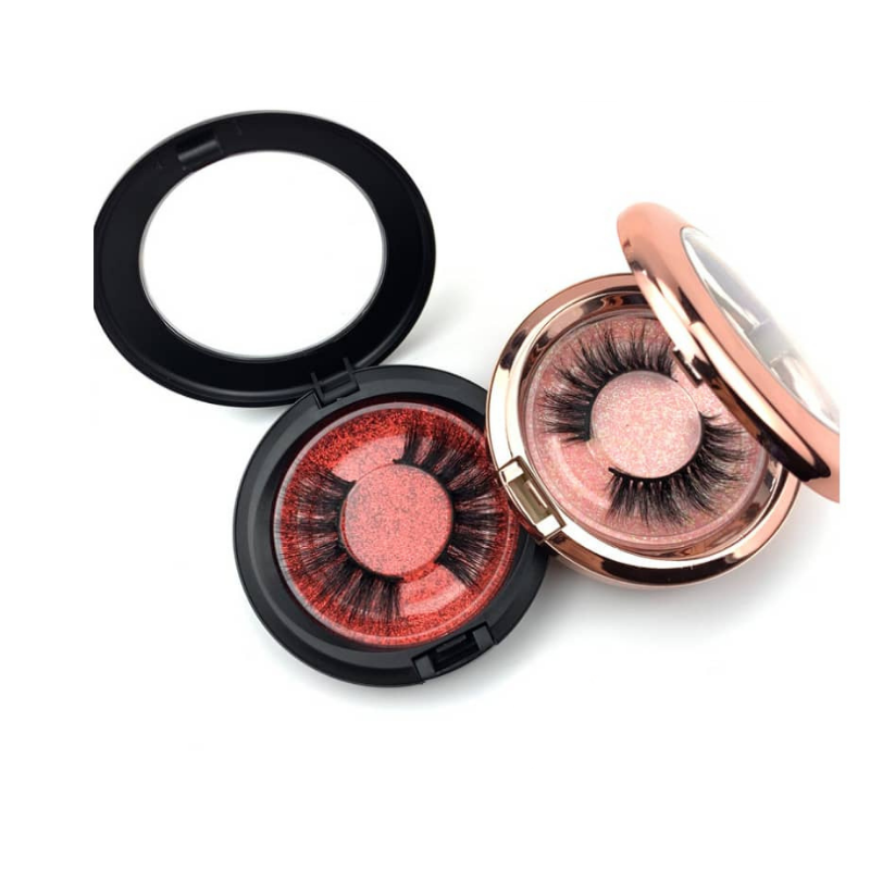 25 MM 3D Mink Hair Eyelashes With Beautiful Boxes For Black Women - Rose Hair