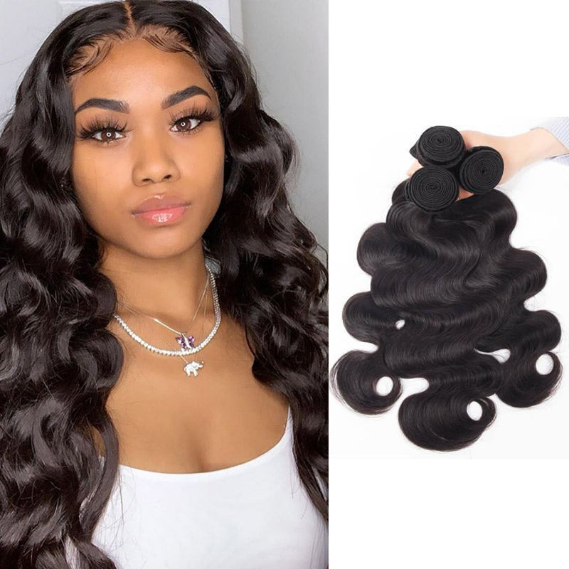 Rosehair 15A Grade 3 Bundles Body Wave Brazilian Virgin Human Unprocessed Mink Hair - Rose Hair